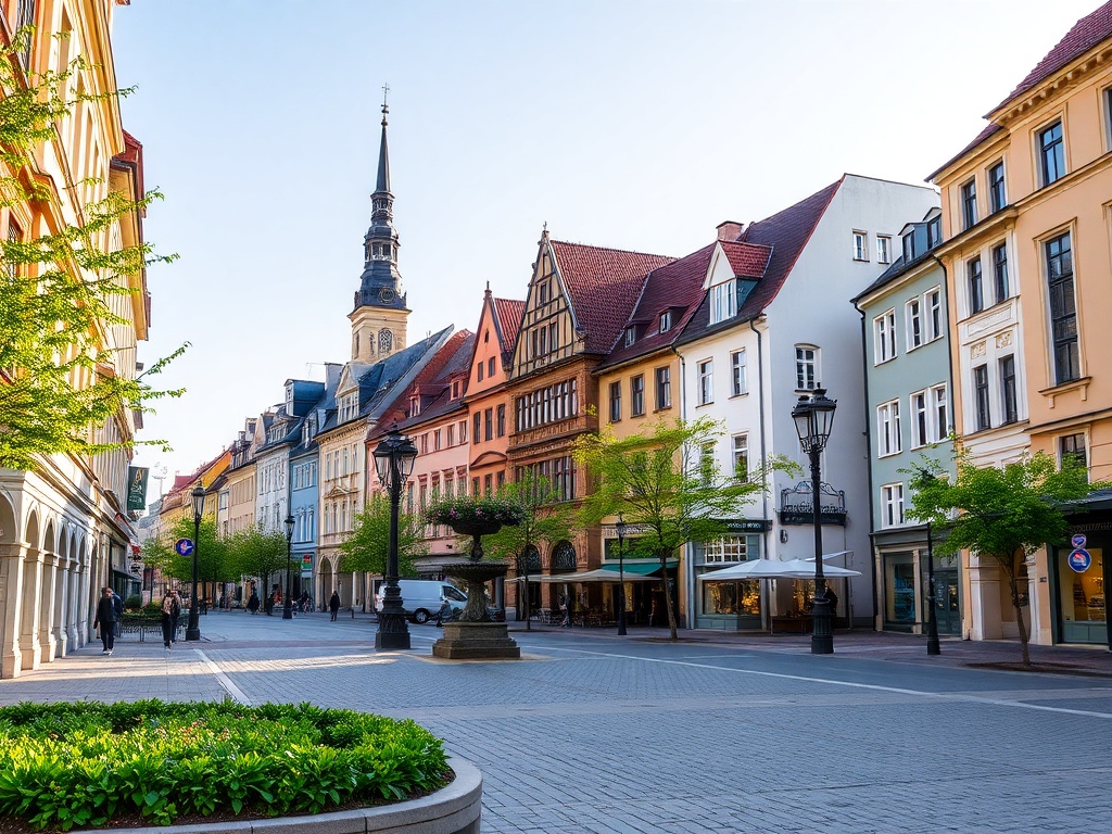 Mapa lub zdjęcie Raciąża z oznaczeniem dostępnej infrastruktury i usług