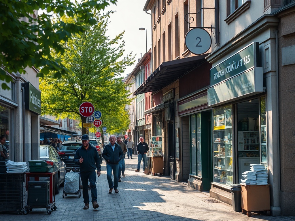 Mechanik samochodowy pracujący przy silniku pojazdu, symbol pracy w Raciążu